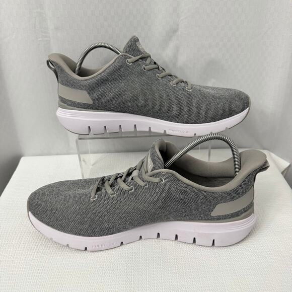 Kuru Flex Via Shoes Mens Size 12.5 M Gray White Walking Lace Up Orthopedic main image 5